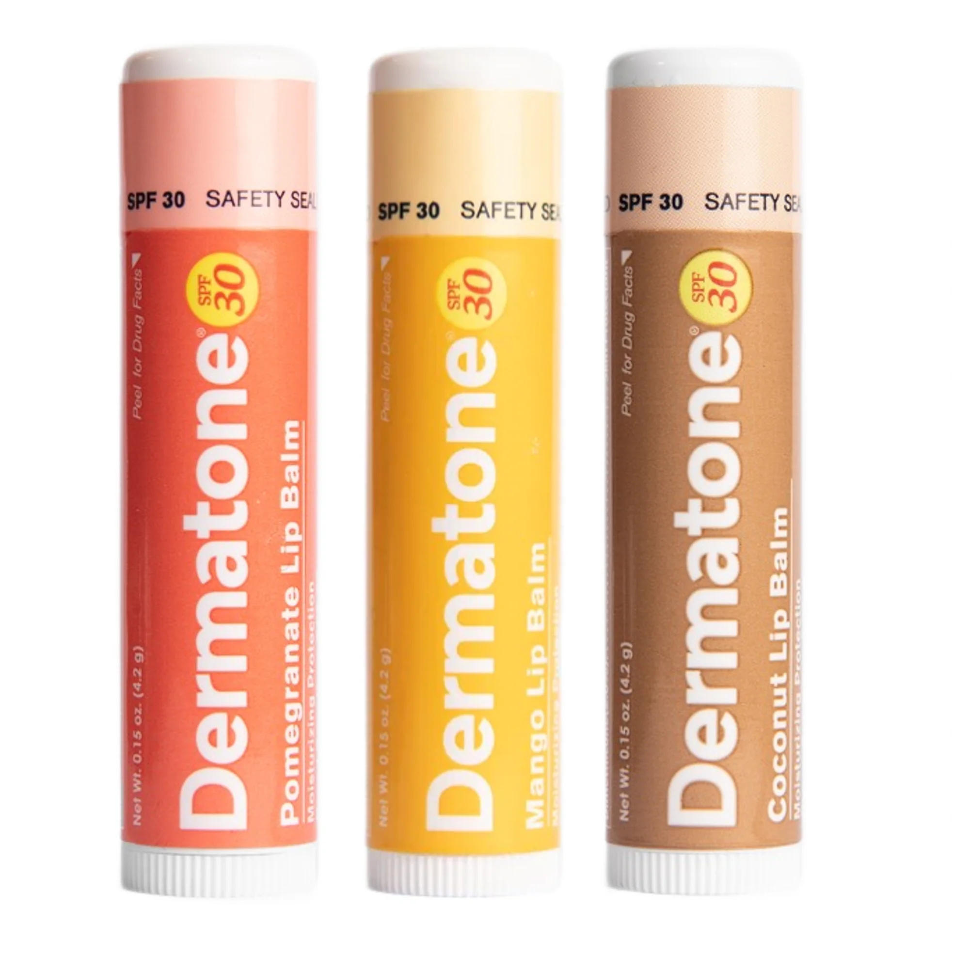 Dermatone Fruit Lip Balm Variety Pack 3-Pack