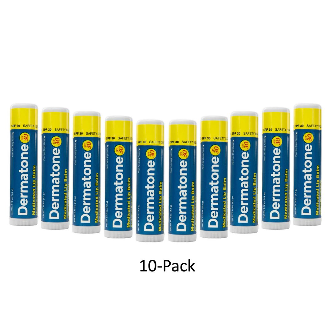 Dermatone Lip Balm SPF23 10 pack