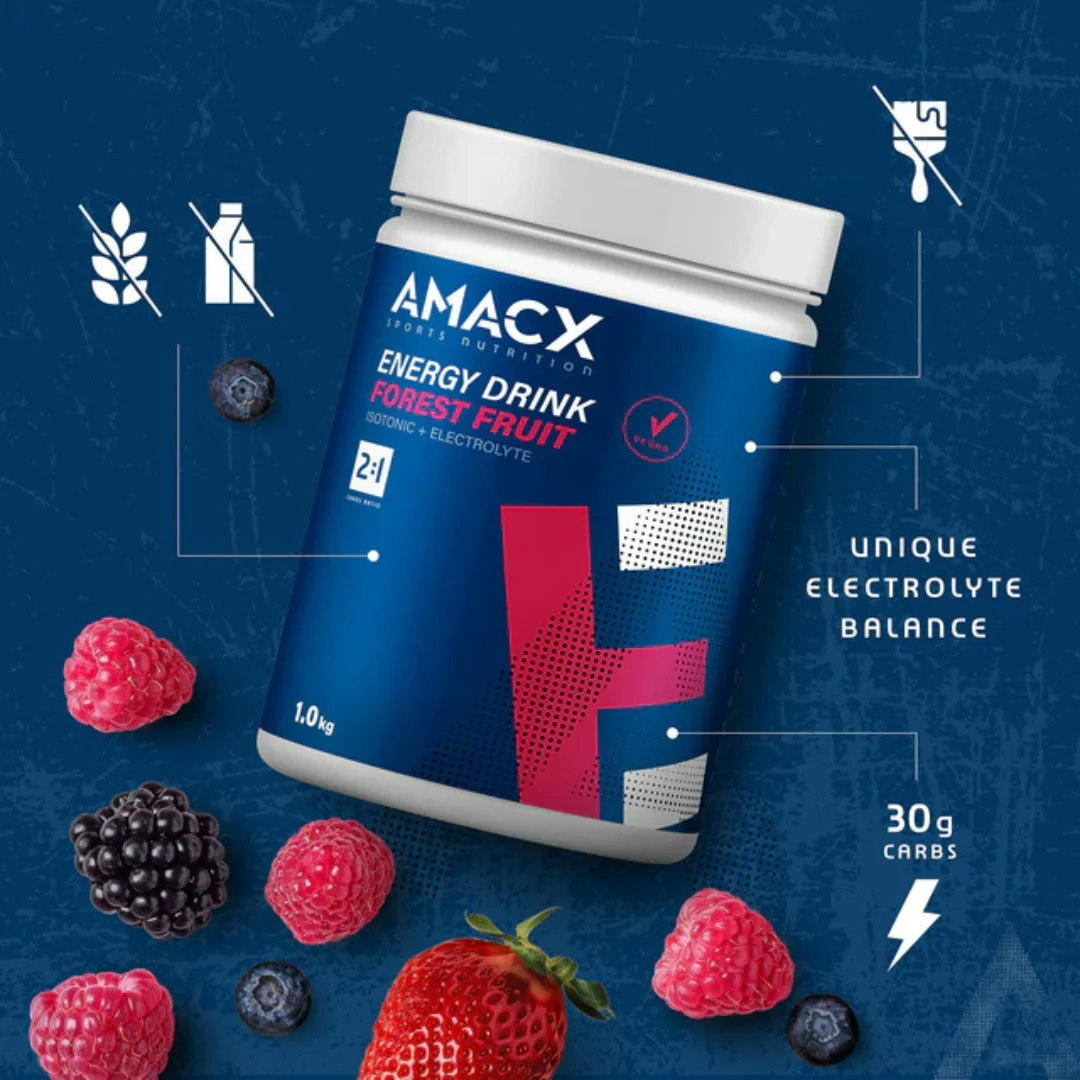 Amacx Energy Drink Forest Fruit | 1.0 kg