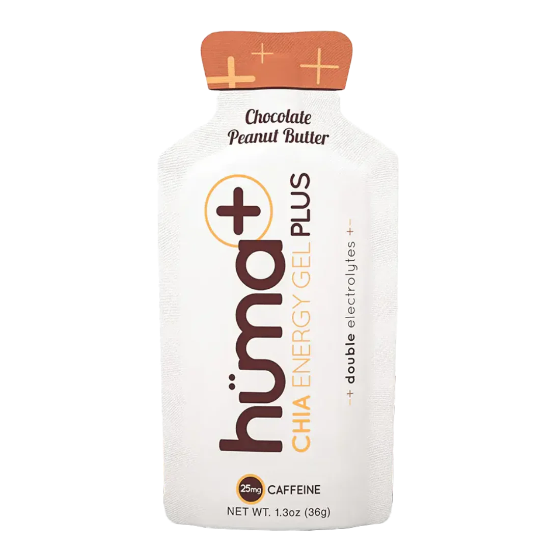 Hüma Gel Plus+ Chocolate Peanut Butter (with caffeine), 44g