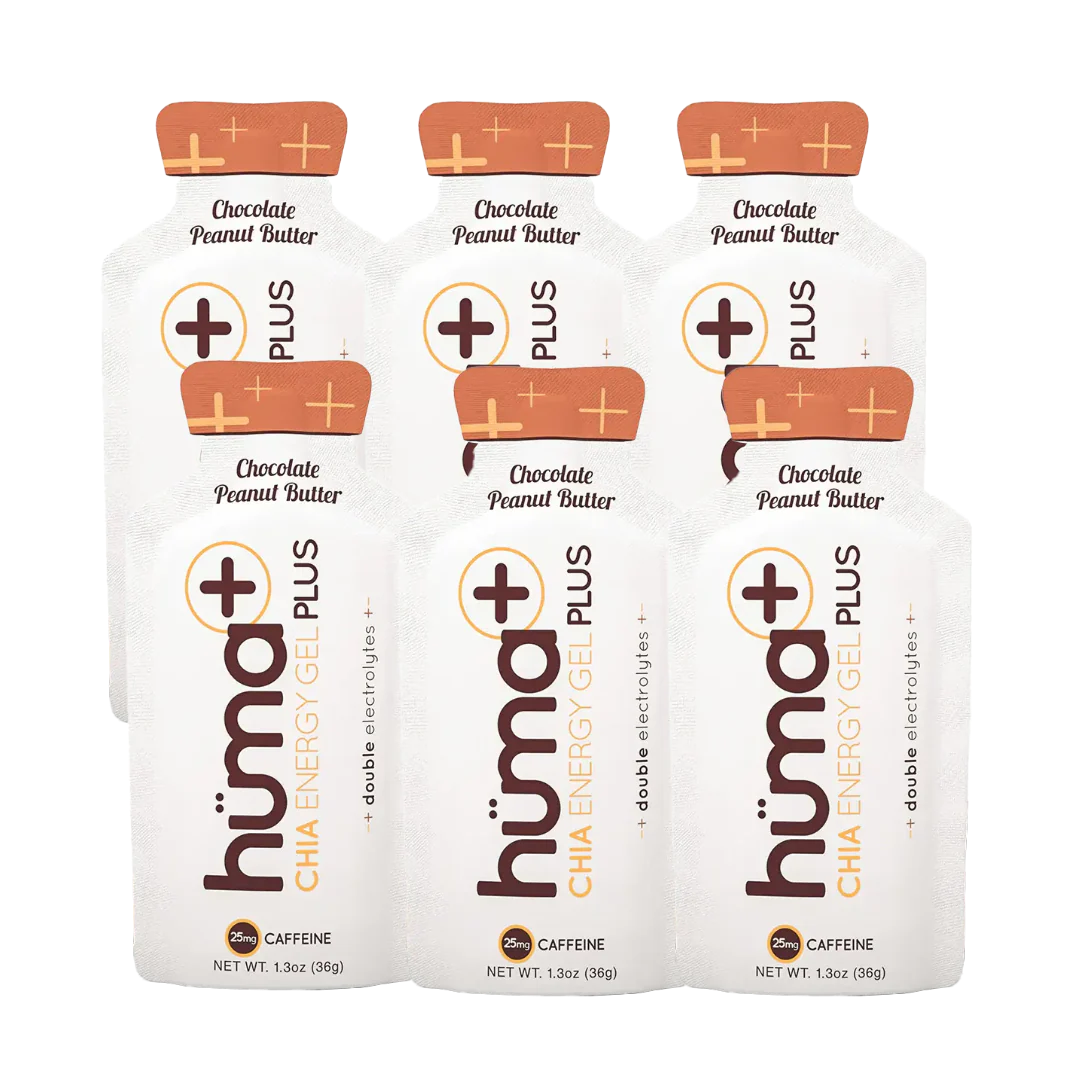 Hüma Gel Plus+ Chocolate Peanut Butter (with caffeine), 44g