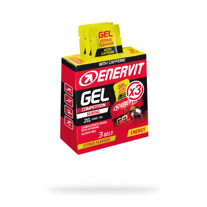 Enervit Gel Citrus with caffeine Box of 3