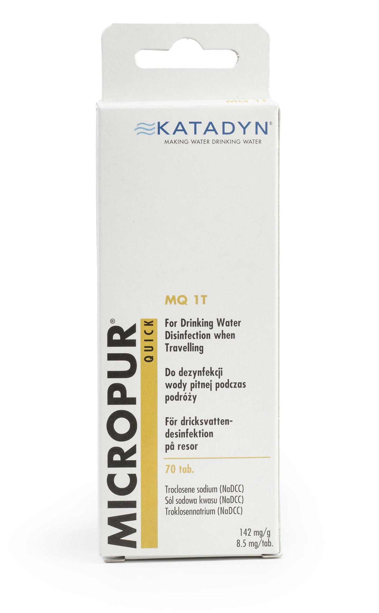 Katadyn Micropur Quick MT1T - 70 tabletter