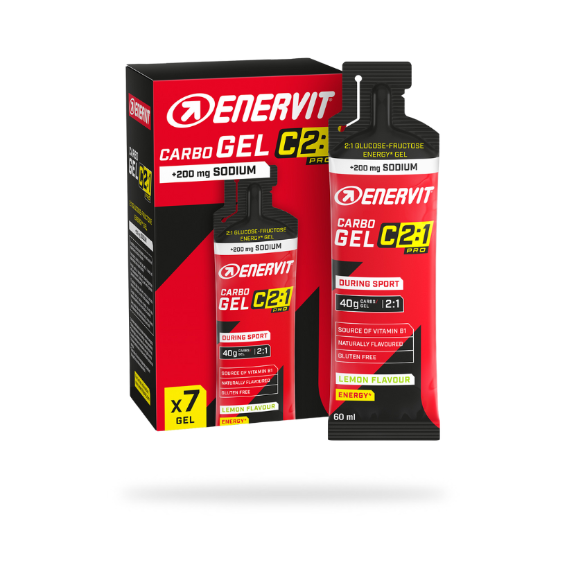 Enervit Carbo Gel C2:1PRO Lemon with sodium - 7st