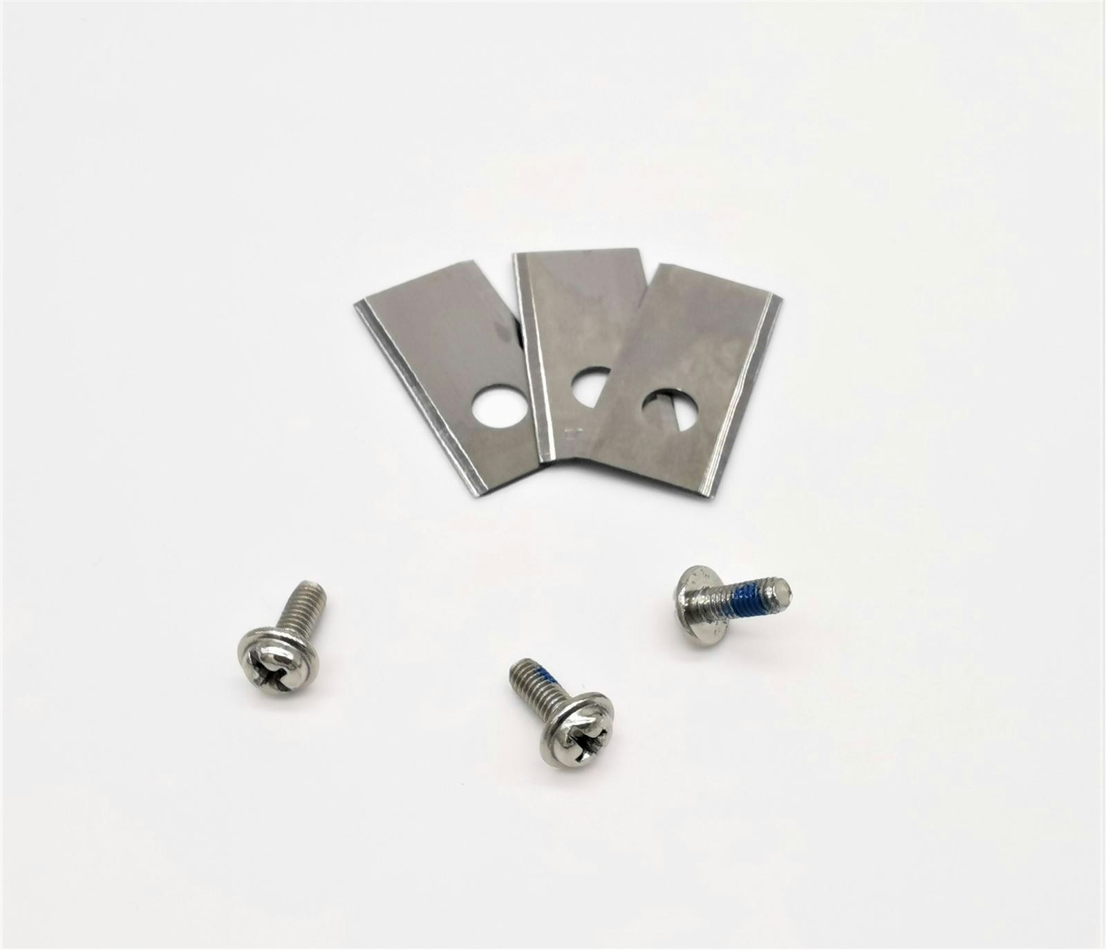 Cutting blades (3pcs) and screws (3pcs) - 50032396