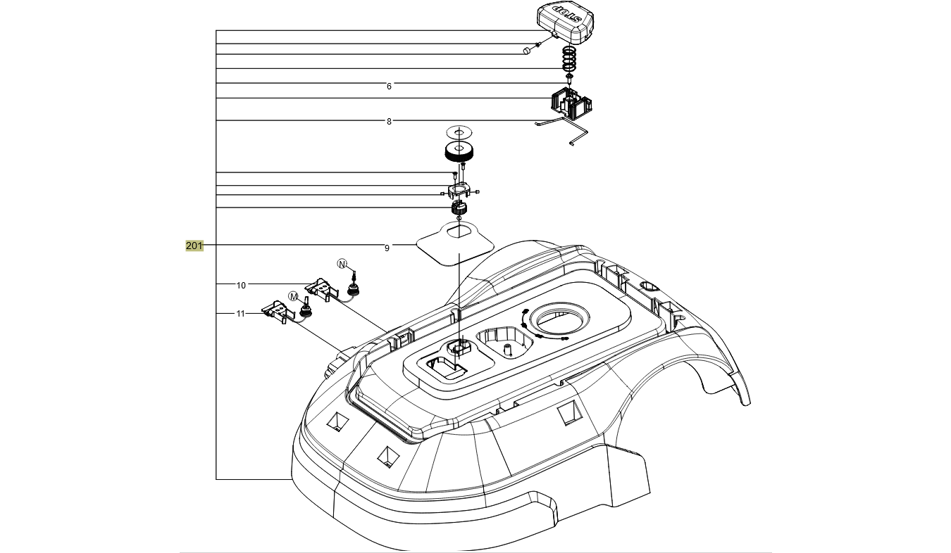 Top Cover Assembly - 50044680