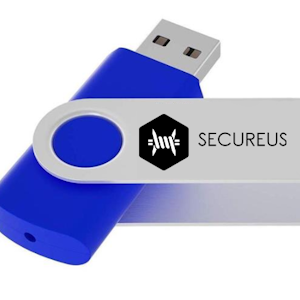 USB 16GB Blå med er logo 100-Pack