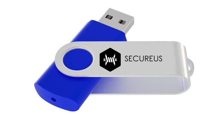 USB 32GB Blå med er logo 100-Pack