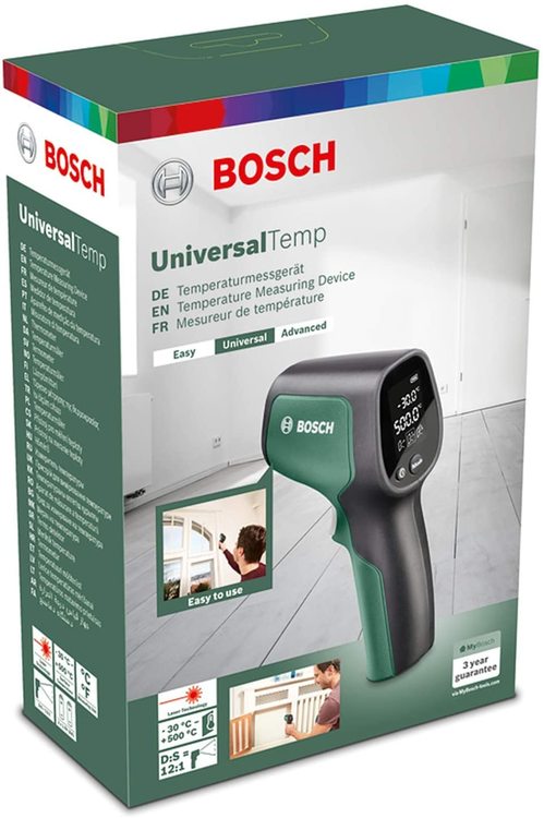Bosch Infrared Thermometer UniversalTemp (Temperature Range: -30°C to +500°C