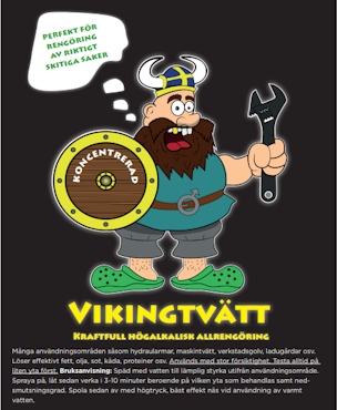 *KAMPANJ* - HEL LÅDA Vikingtvätt  12x1 liter koncentrat