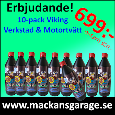 10-pack VIKING Verkstad & Motortvätt - Klar att använda!