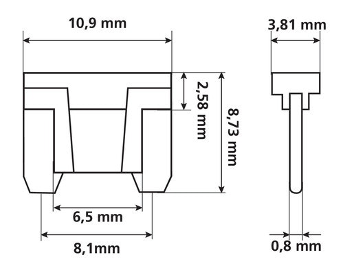 Säkringar MINI 10-pack 5A - 30A