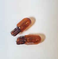 2-pack Glödlampa Gul / orange WY5W E13 för tex sidoblinkers