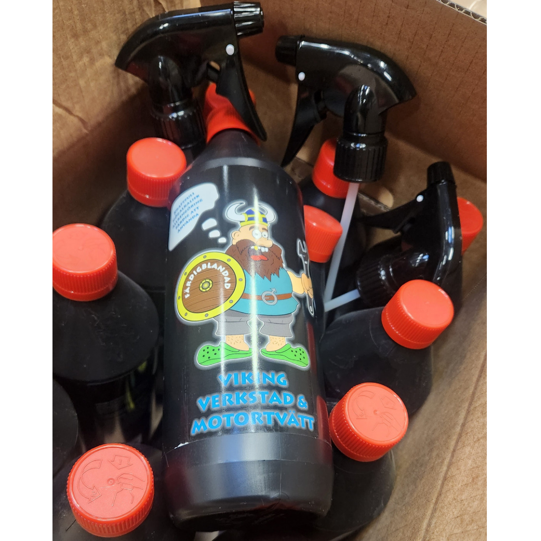 *FLYTTREA* HEL LÅDA Viking Verkstad & Motortvätt - 12x1 liter. Klar att använda!