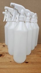 10-PACK Tomflaska med Spray Trigger