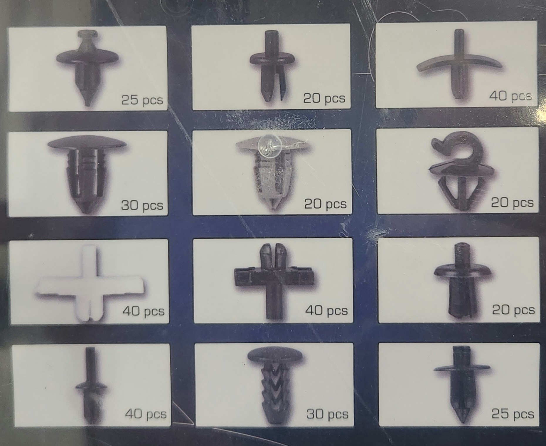 Clips till Volvo sortiment (350 delar)