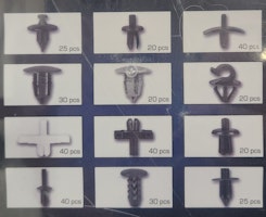 Clips till Volvo sortiment (350 delar)