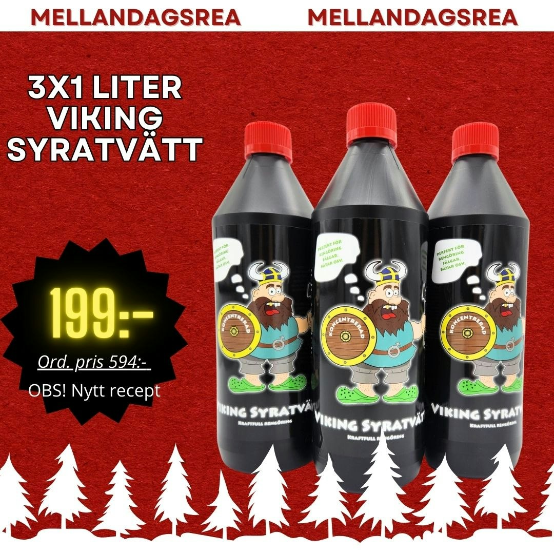 * REA * - Viking Syratvätt 3x1 liter- *nytt recept*