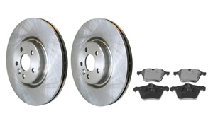Bromsskiva + bromsbelägg fram Volvo S80, V70, XC70 (336 mm) mfl 08-