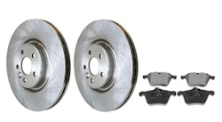 Bromsskiva + bromsbelägg fram Volvo S80, V70, XC70 (336 mm) mfl 08-