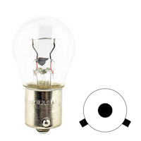 Vit BAU15s Glödlampa 12V 21W (P21W) v1