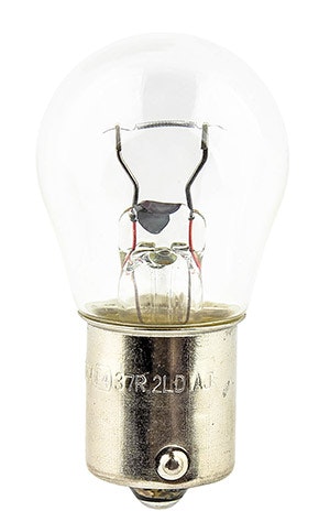 Vit BAU15s Glödlampa 12V 21W (P21W) v1