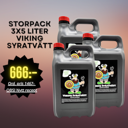 * KAMPANJ * - Viking Syratvätt 3x5 liter- *nytt recept*