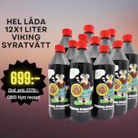 *KAMPANJ* - HEL LÅDA Viking Syratvätt  12x1 liter- *nytt recept*