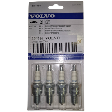 Tändstift 4-pack resistor Volvo original Volvo 240/740/900 85-