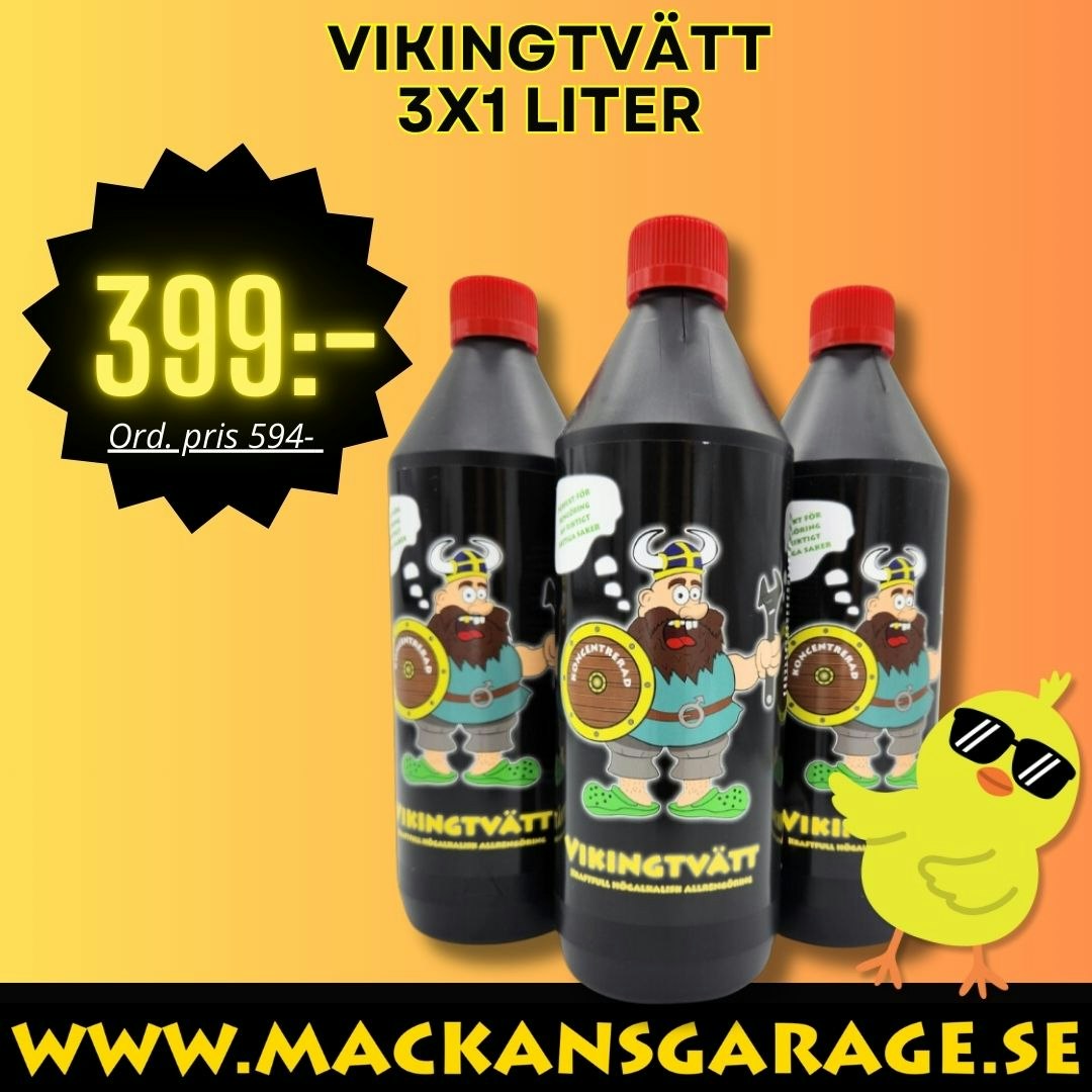 *MÄSSPRIS* - Vikingtvätt- 3x1 liter koncentrat