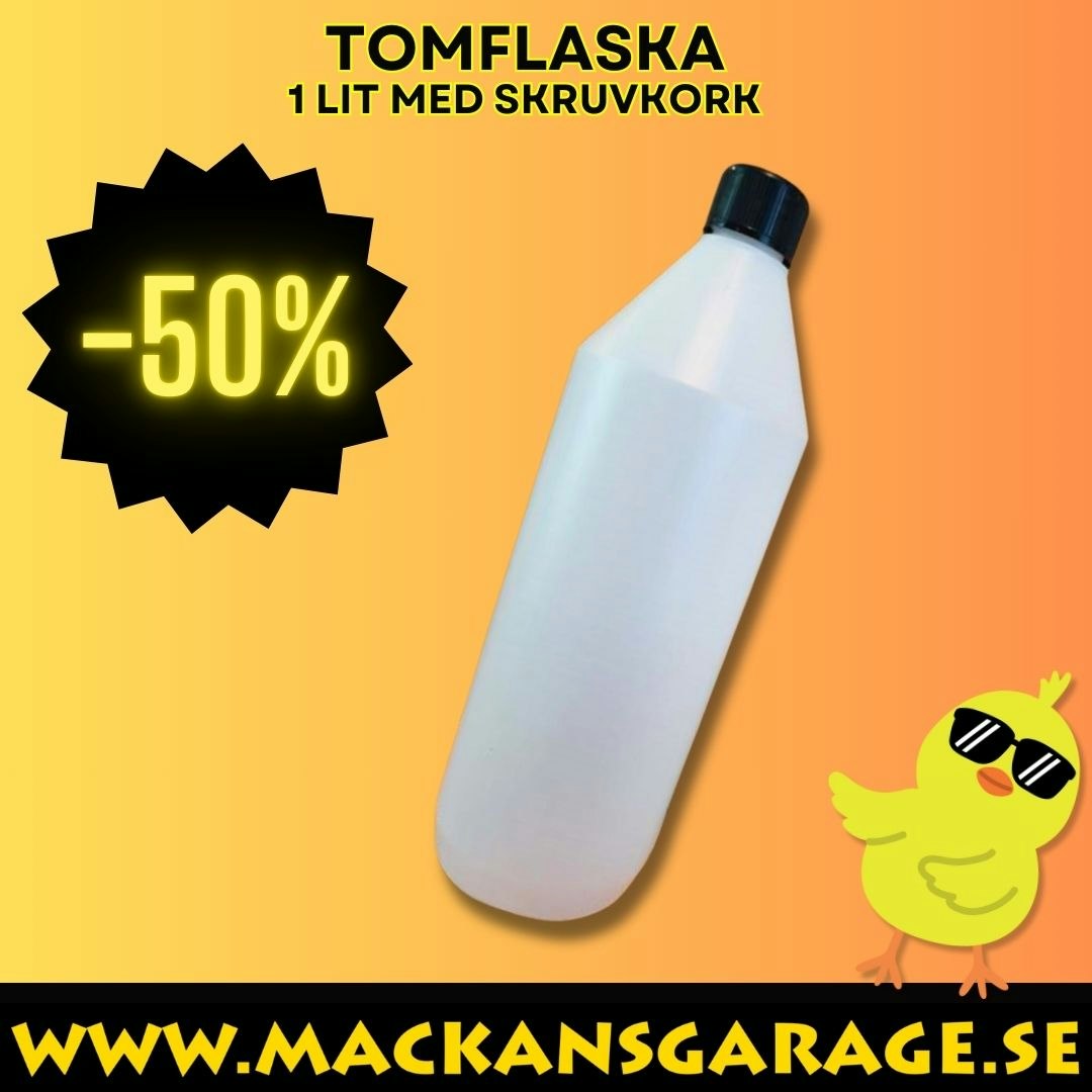 *MÄSSPRIS* - Tomflaska 1 liter med skruvkork (Gäller denna artikel)