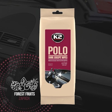 K2 Polo Shine Wipes interiör rengöring