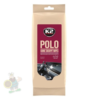 K2 Polo Shine Wipes interiör rengöring