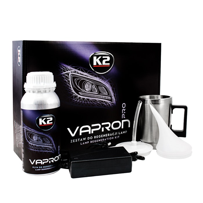K2 VAPRON Pro strålkastarpolish / renoverings kit
