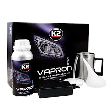 K2 VAPRON Pro strålkastarpolish / renoverings kit