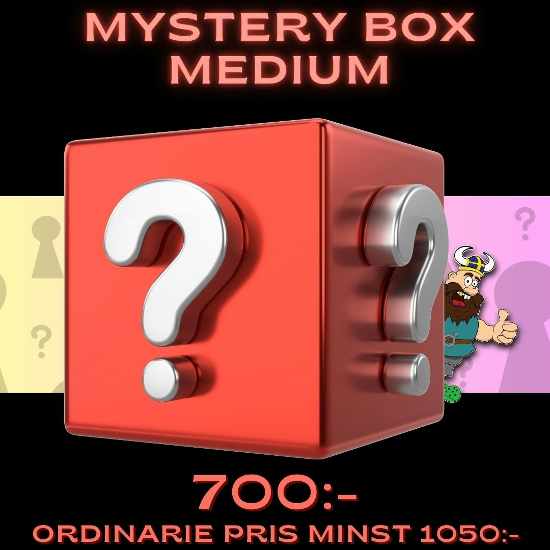 Mystery Box "Medium" - Värde minst 1050:-