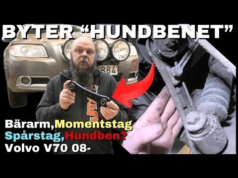 Bärarm / Spårstag bak nedre Volvo V70 , XC70, S80 mfl
