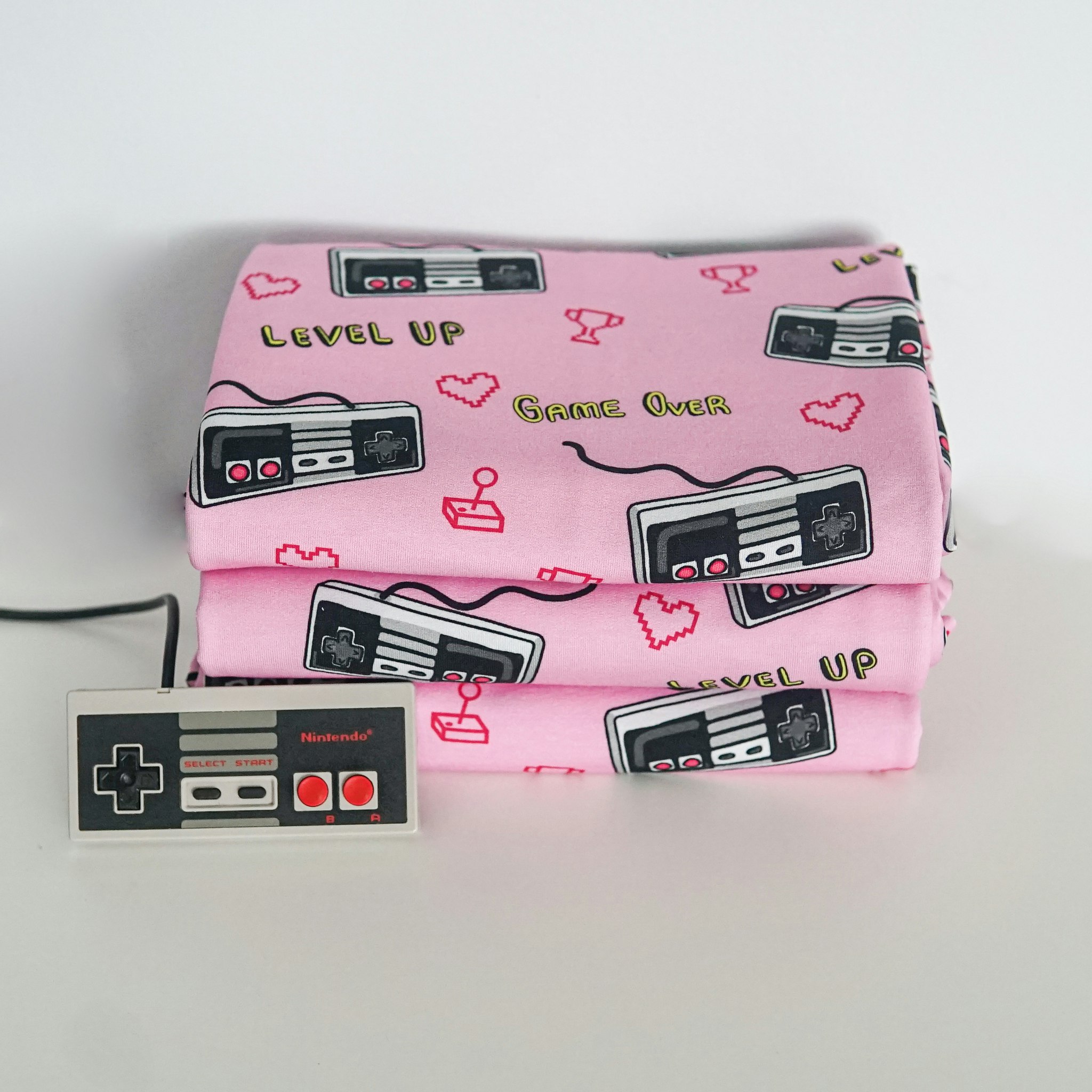 RETRO GAMING- PINK - FRENCH TERRY