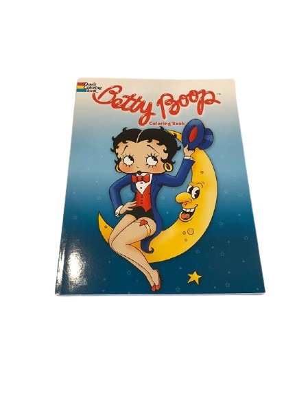 Målarbok med bilder av Betty Boop, 62 bilder.