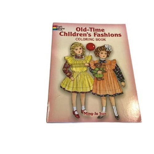 Målarbok "Old-Time Children's Fashions"