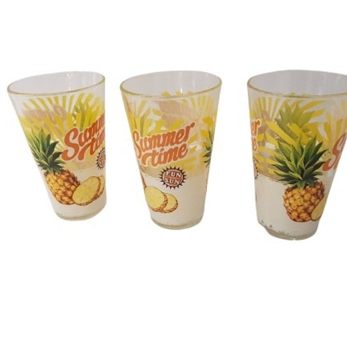 Dricksglas 3-pack "Ananas"
