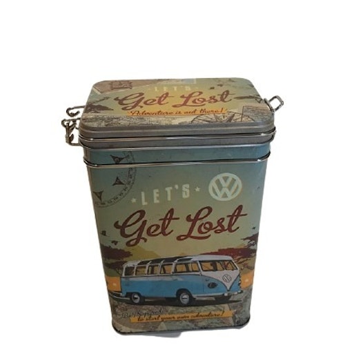 Kaffeburk fyrkantig "Get Lost"
