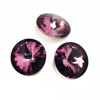 Örhängen Swirly med Antique Pink Swarovski kristaller
