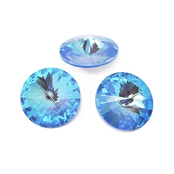 Örhängen Sweet Swirls med Ocean DeLite Swarovski kristaller