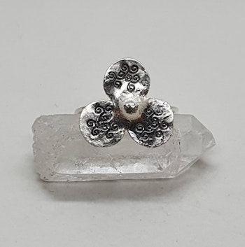Ring Krusidull i 925 sterlingsilver