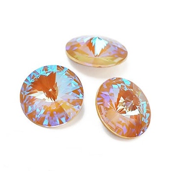 Örhängen Sweet Swirls med Cappuccino DeLite Swarovski kristaller