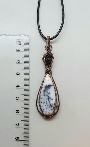 Halsband Delicious Double med dendritagat och diabas