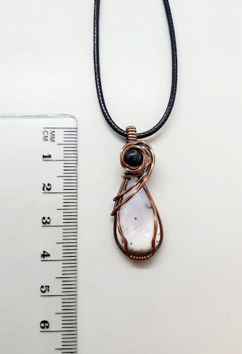 Halsband Delicious Double med dendritagat och diabas