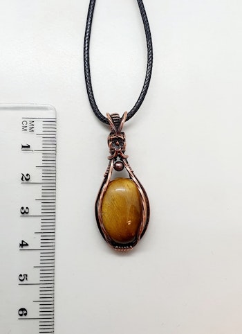 Halsband Classic Curves med tigeröga