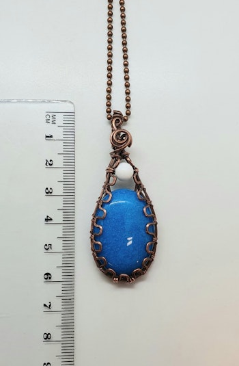 Halsband Athena med berg-jade